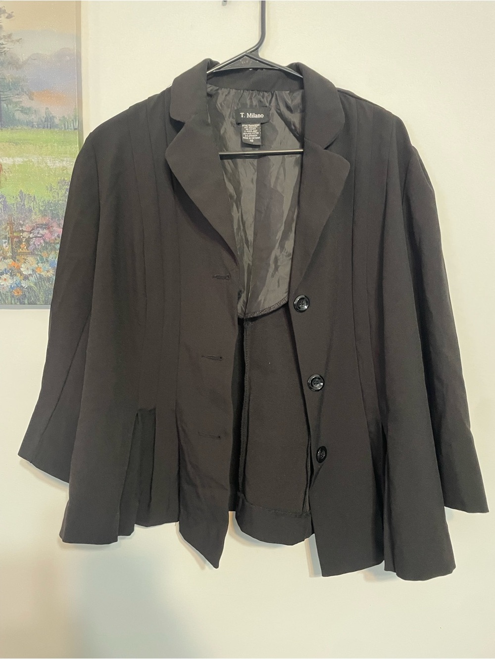 Milano Women's Black Tailored Jacket size 18